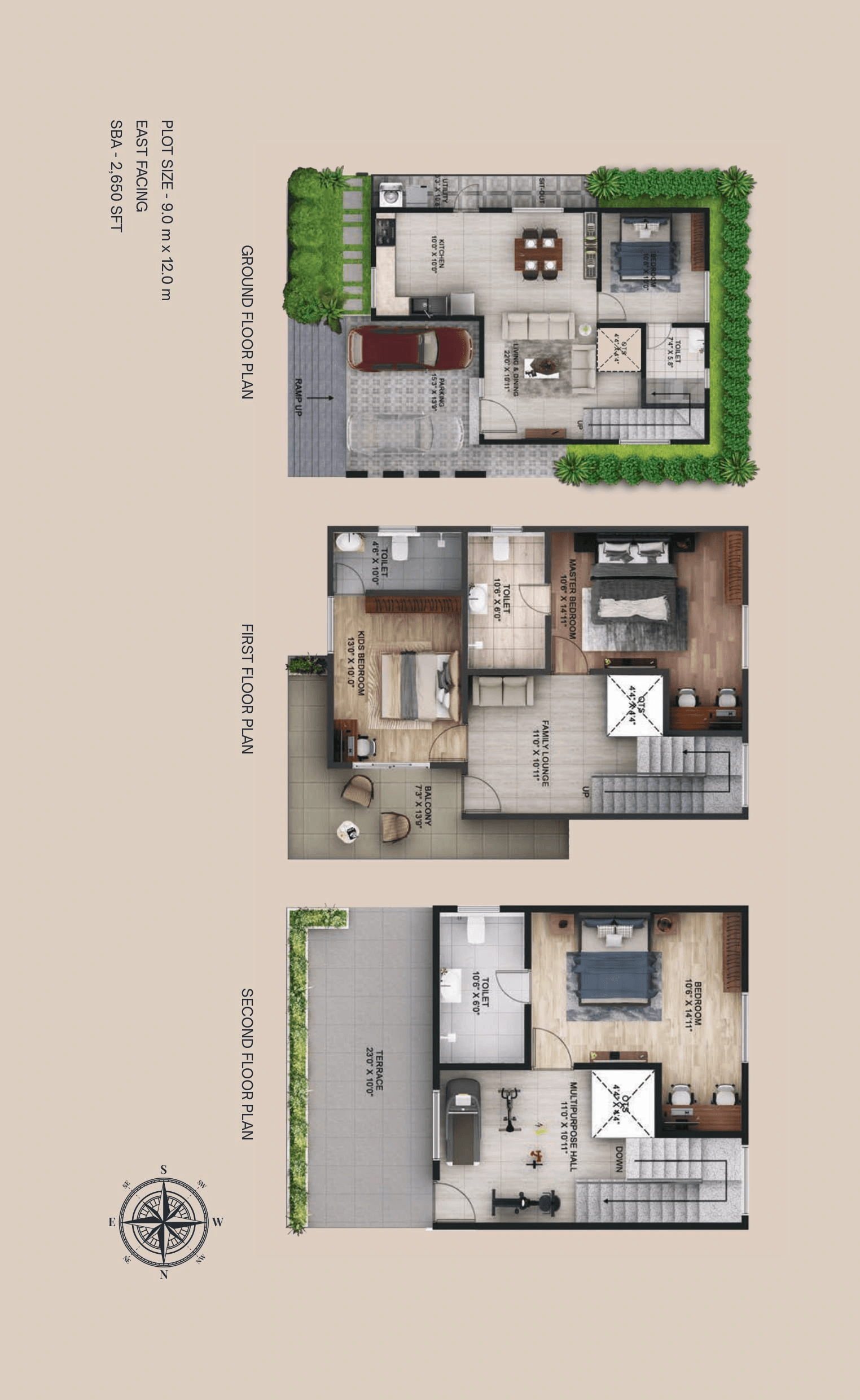 Unit plan - 1163 sq.ft.