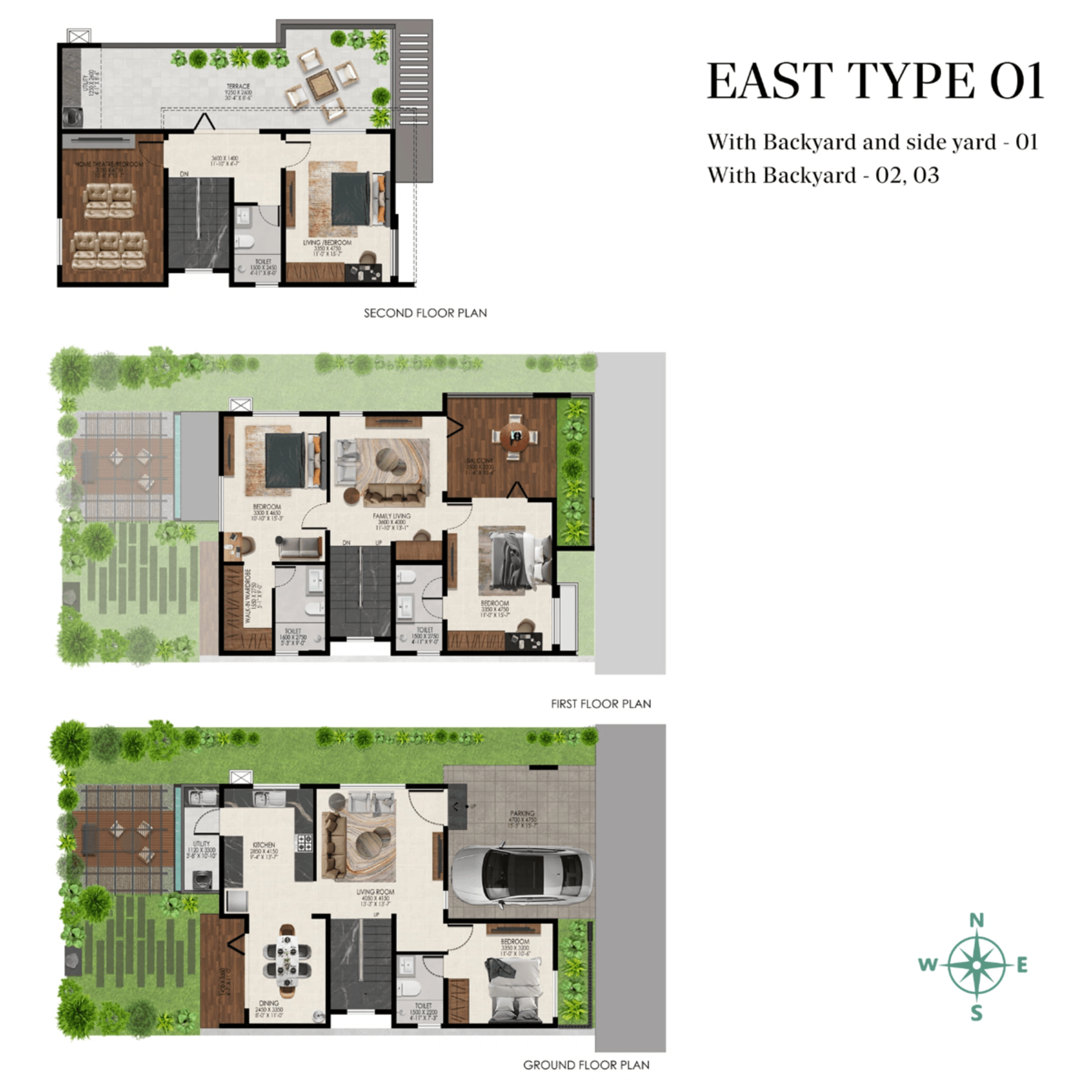 Buildiko Spring Woods Unit plan - 1880 sq.ft.