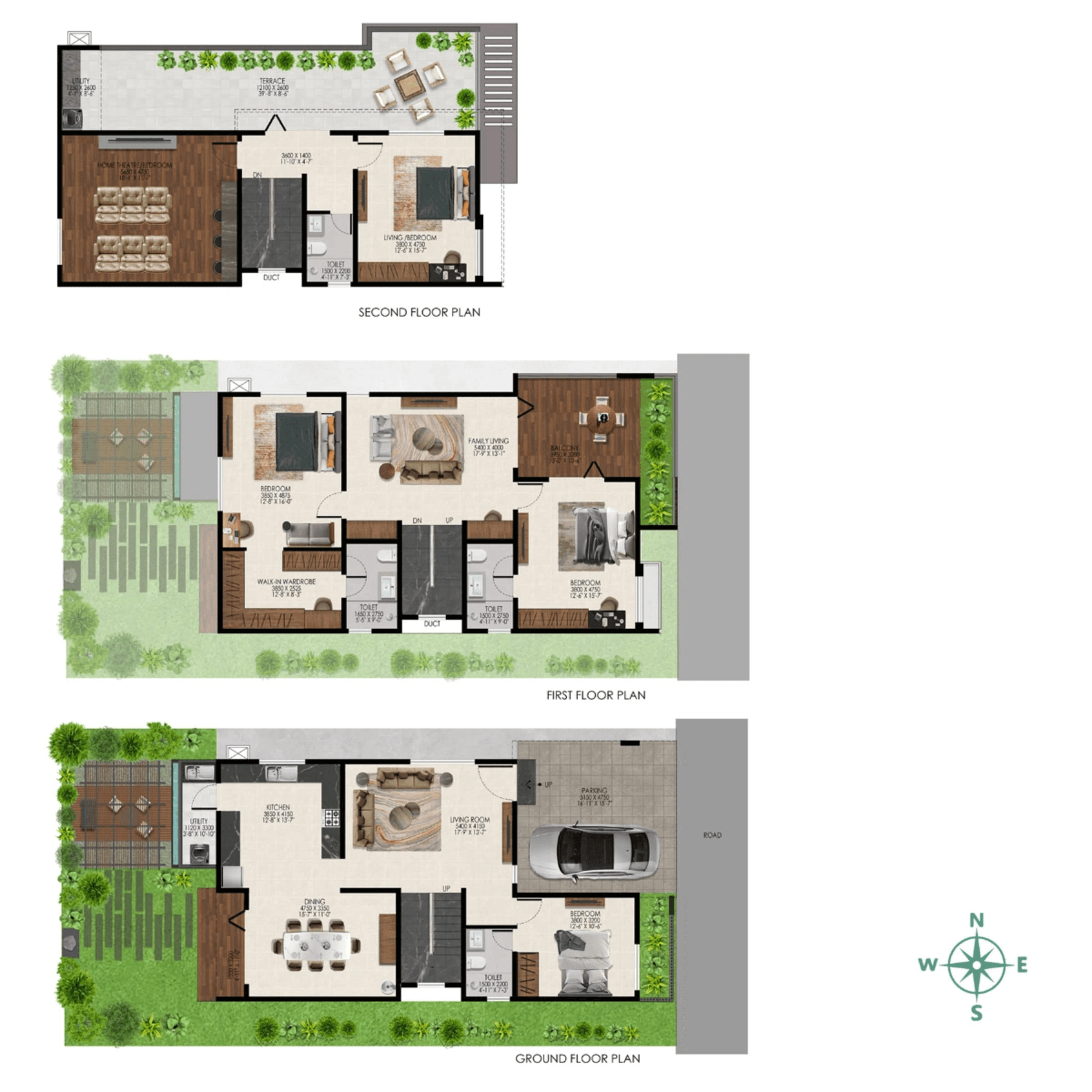Buildiko Spring Woods Unit plan - 2250 sq.ft.