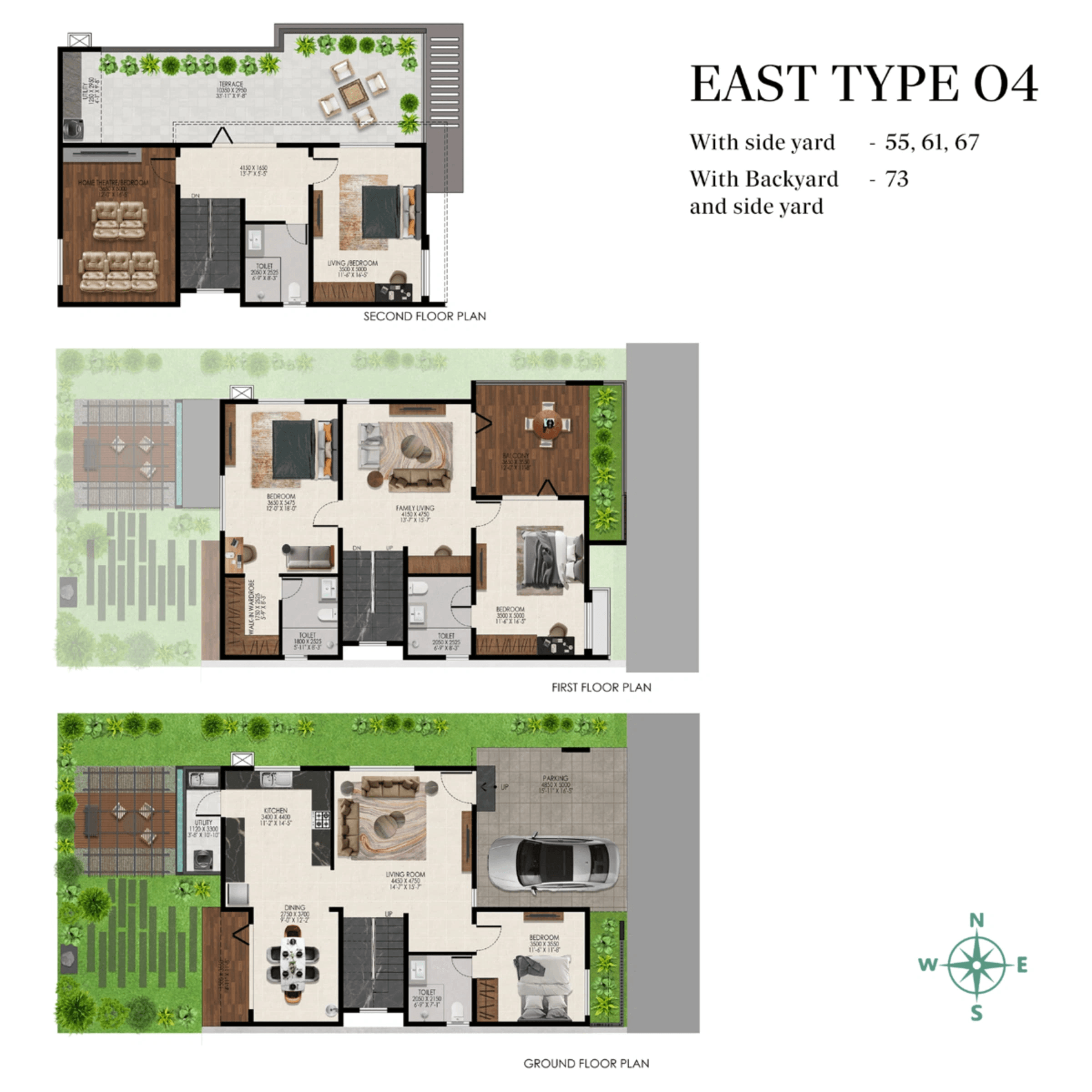 Buildiko Spring Woods Unit plan - 2450 sq.ft.