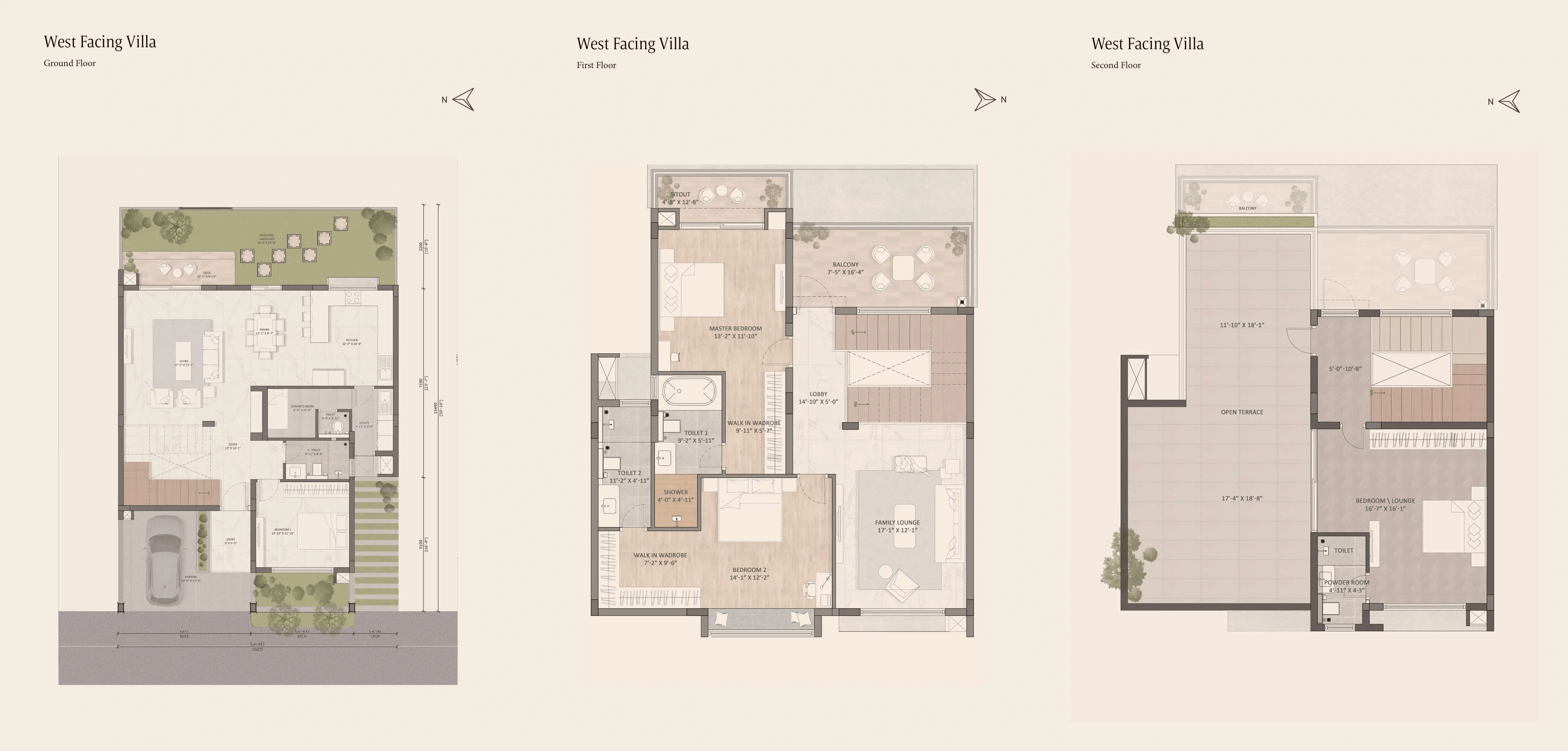 Urbanize Villa Bellissimo Unit plan - 2215 sq.ft.