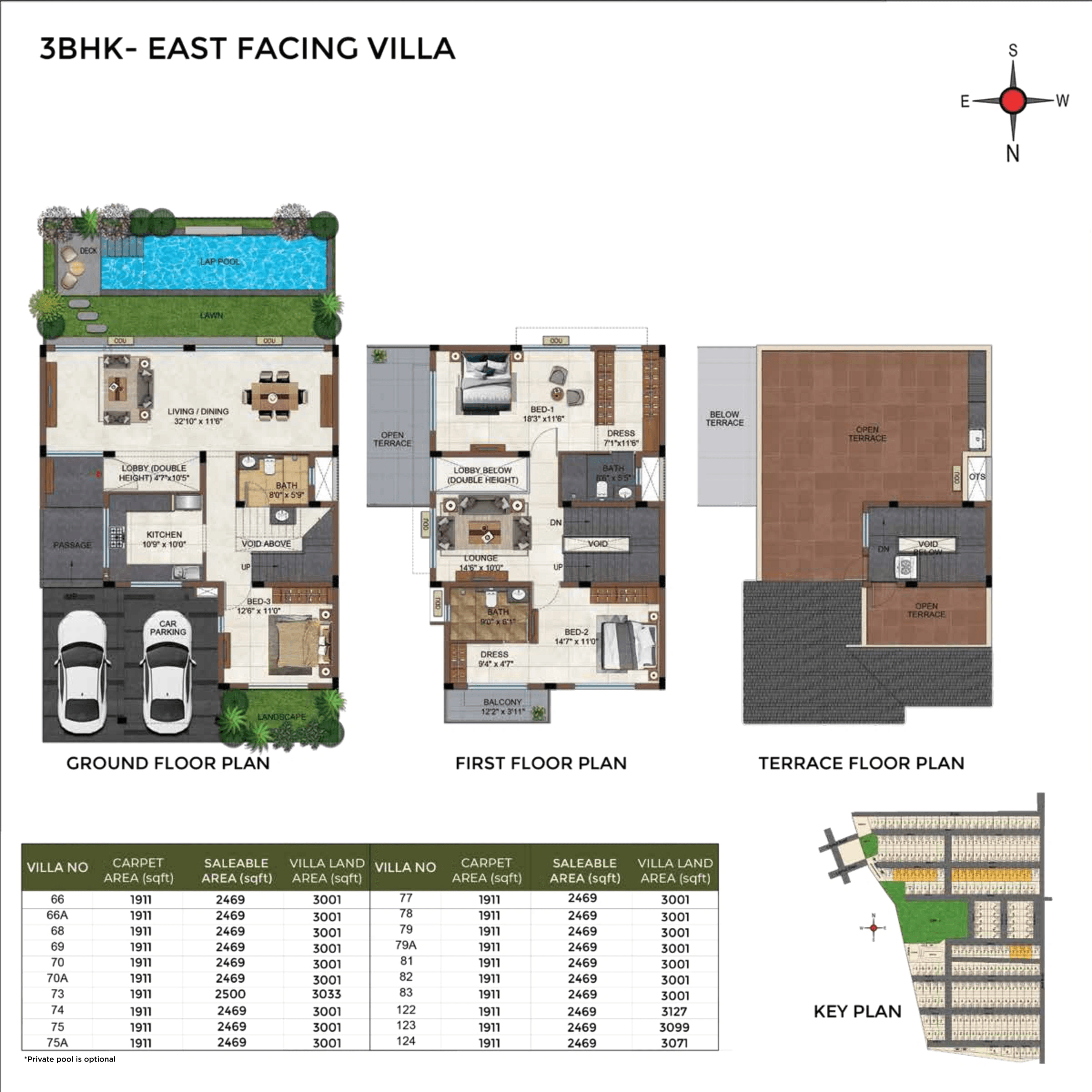 Unit plan - 1911 sq.ft.