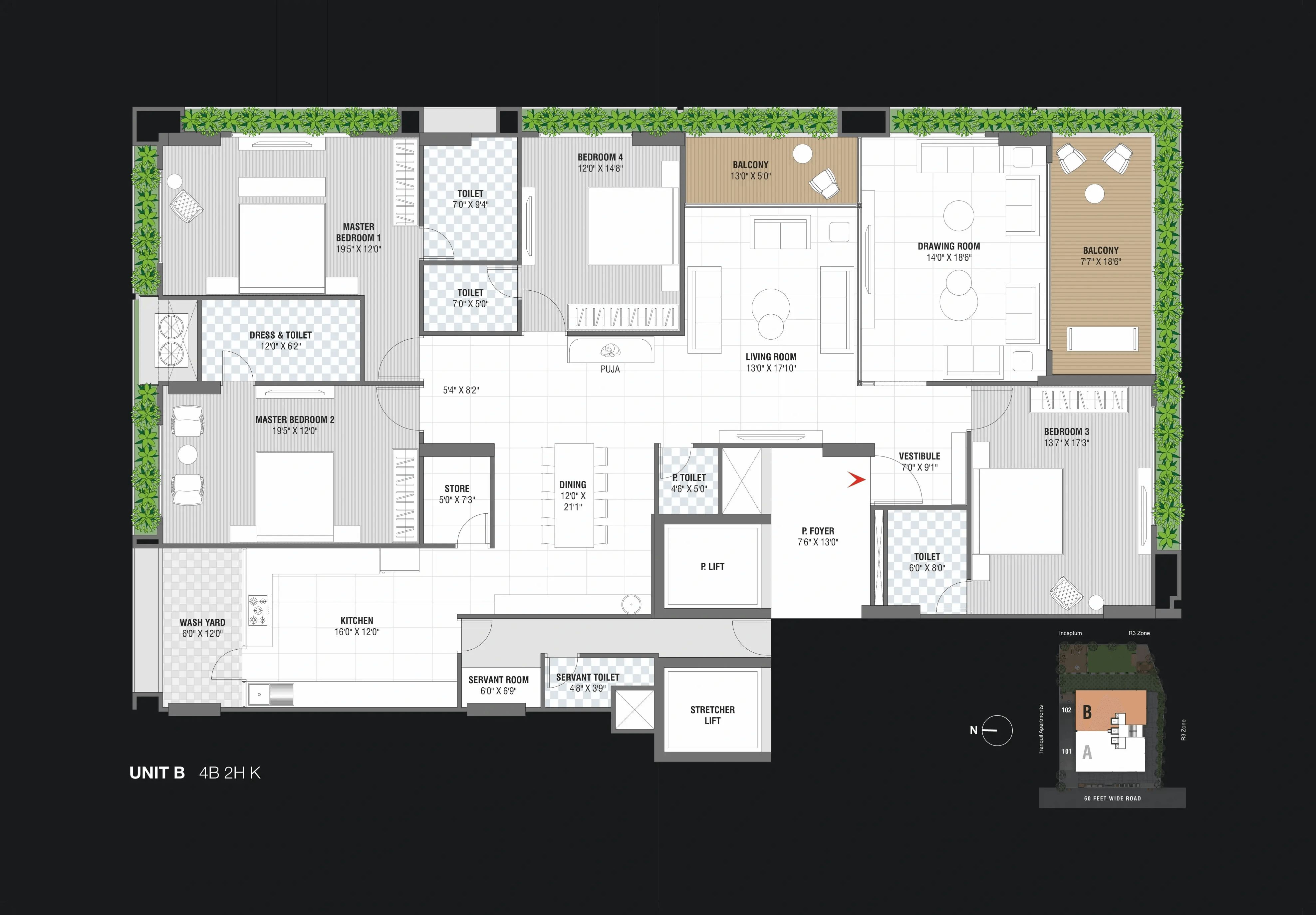 The Whitecraft Unit plan - 2860 sq.ft.