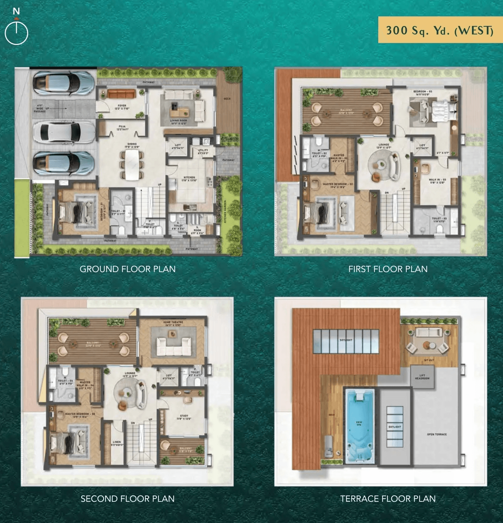 Unit plan - 1890 sq.ft.