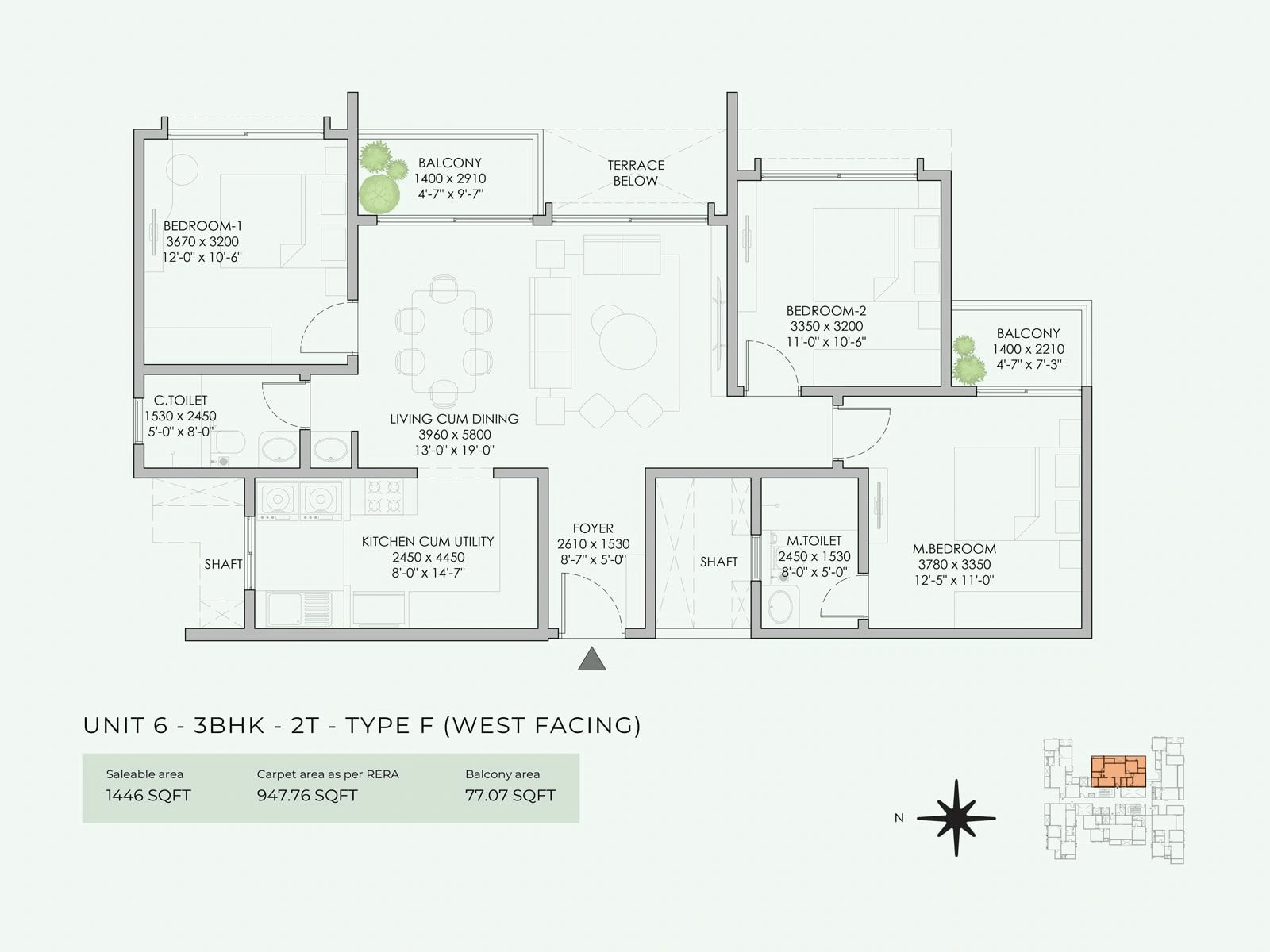 NBR Soul of the Seasons Unit plan - 1015 sq.ft.