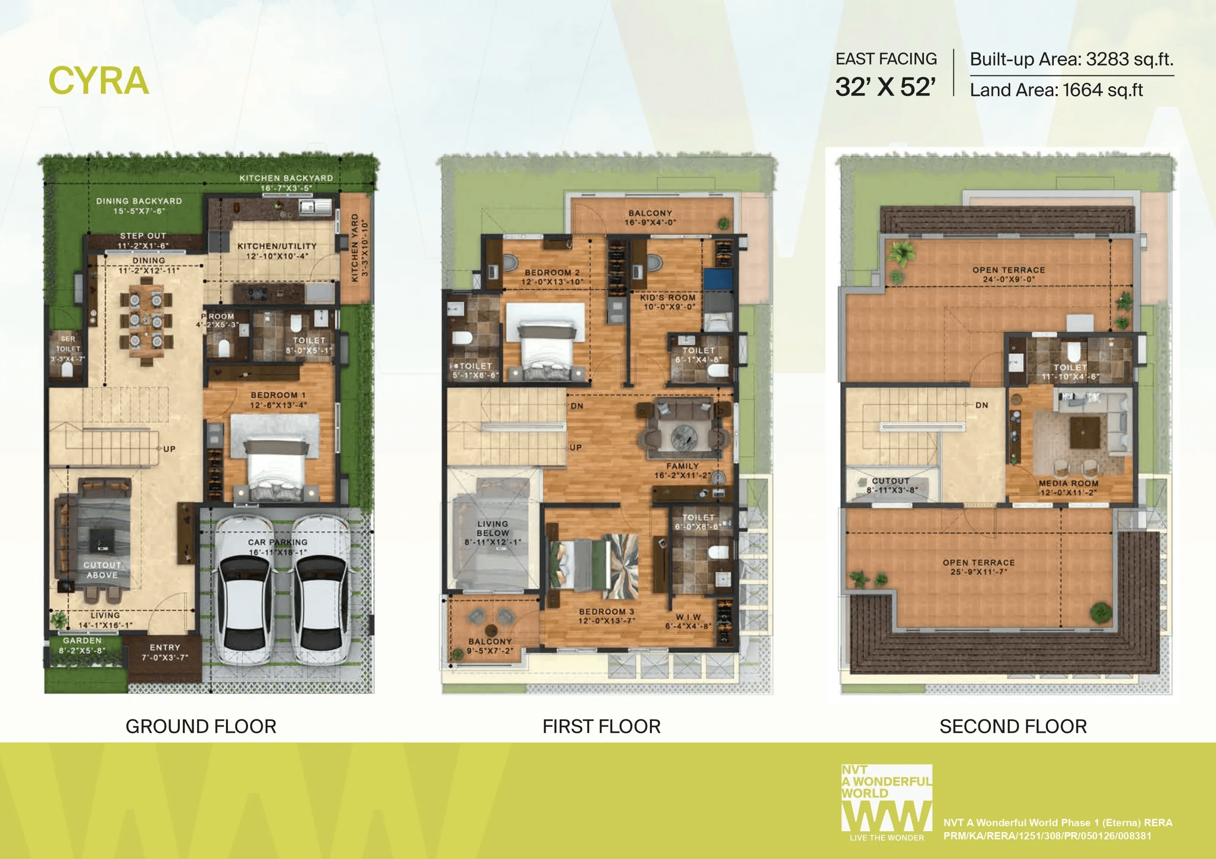 Unit plan - 1664 sq.ft.
