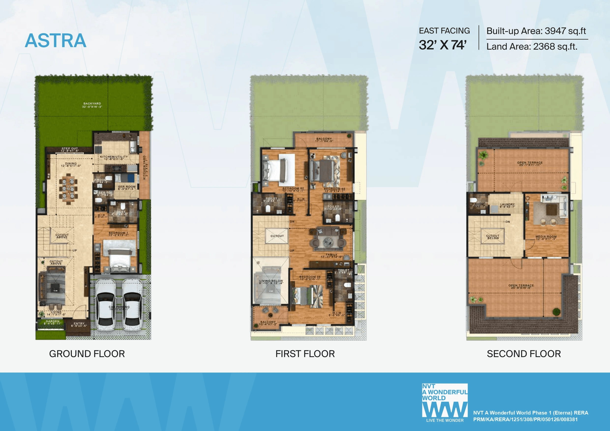 NVT A Wonderful World Unit plan - 1984 sq.ft.