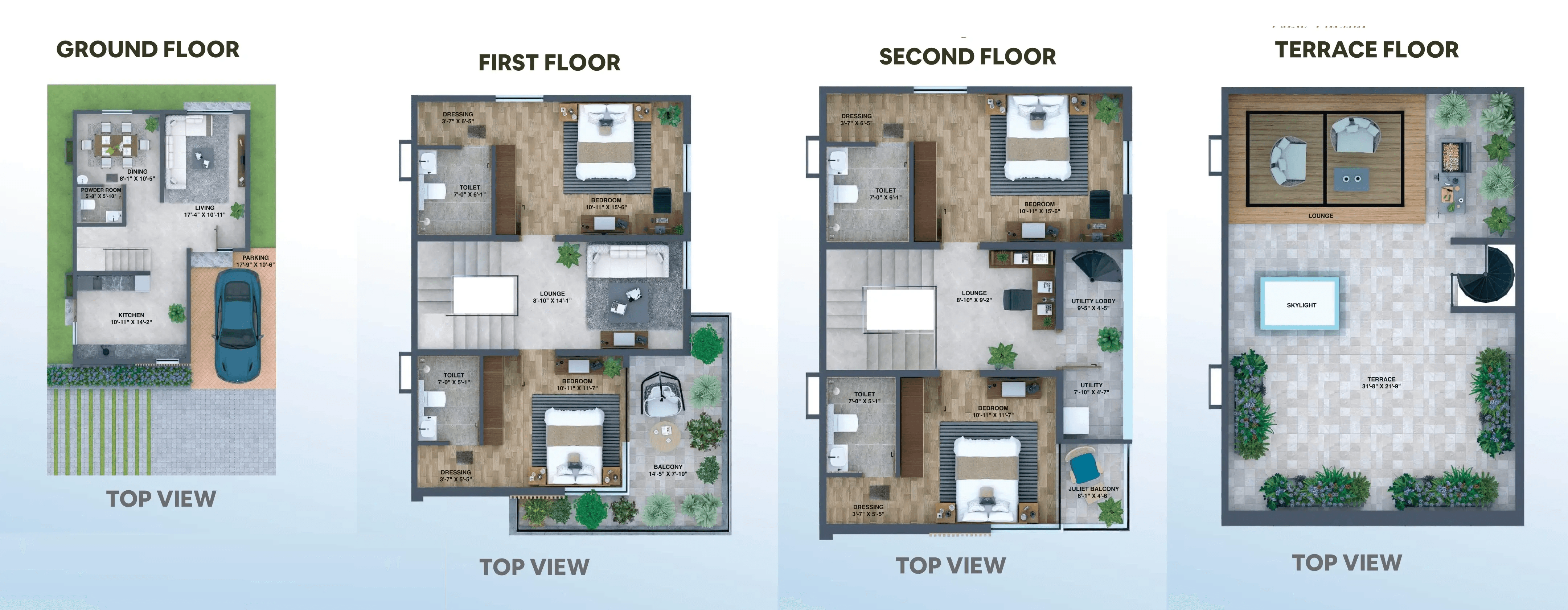 Unit plan - 1163 sq.ft.