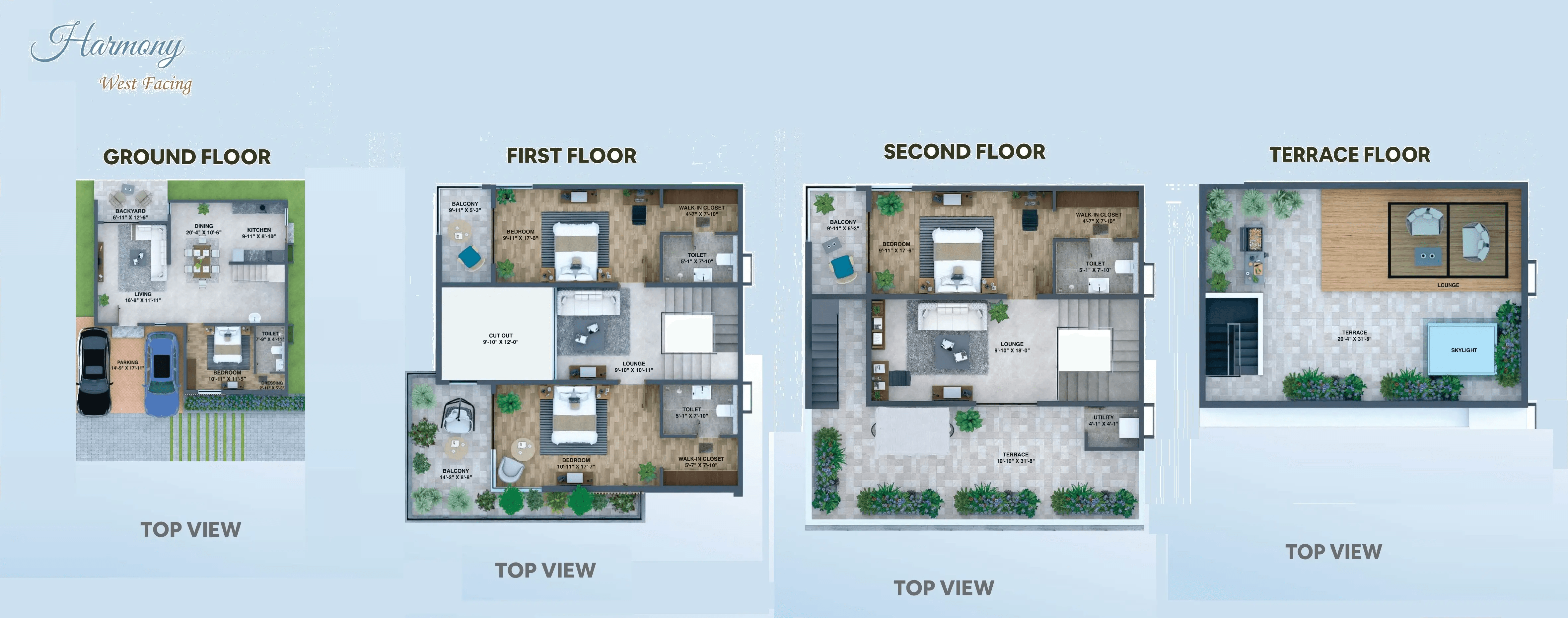 Konig Pearl County Unit plan - 1937 sq.ft.