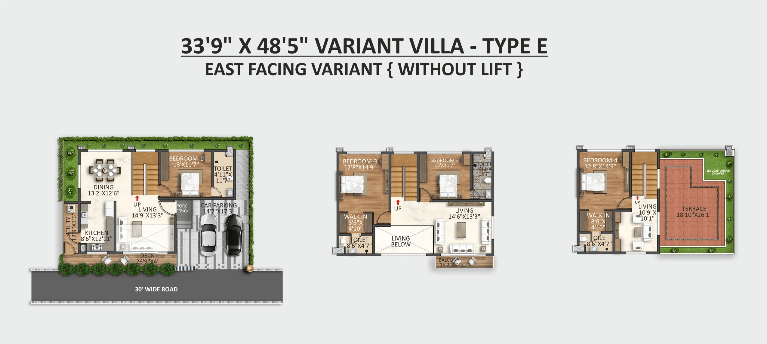 Ruchira Villa Feliz Unit plan - 1634 sq.ft.