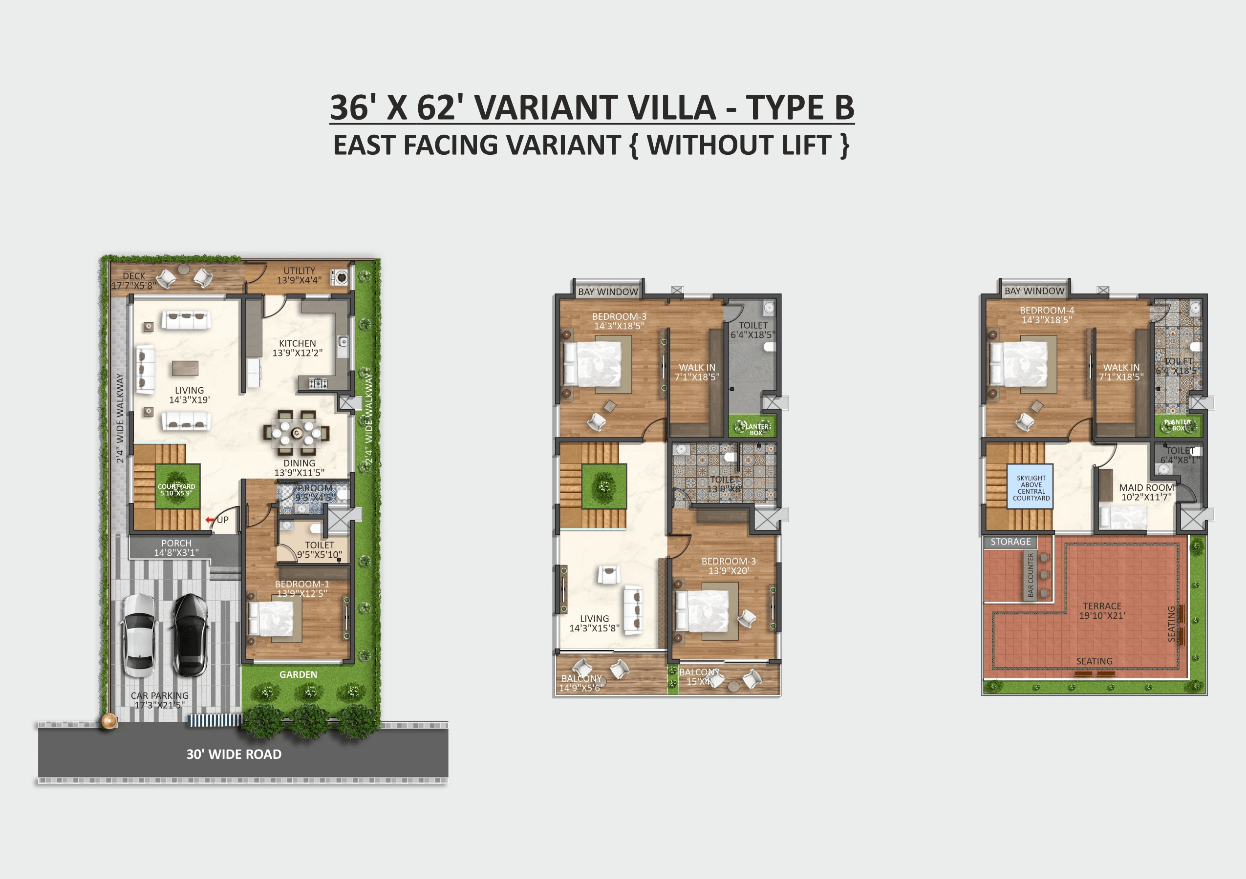 Ruchira Villa Feliz Unit plan - 2232 sq.ft.