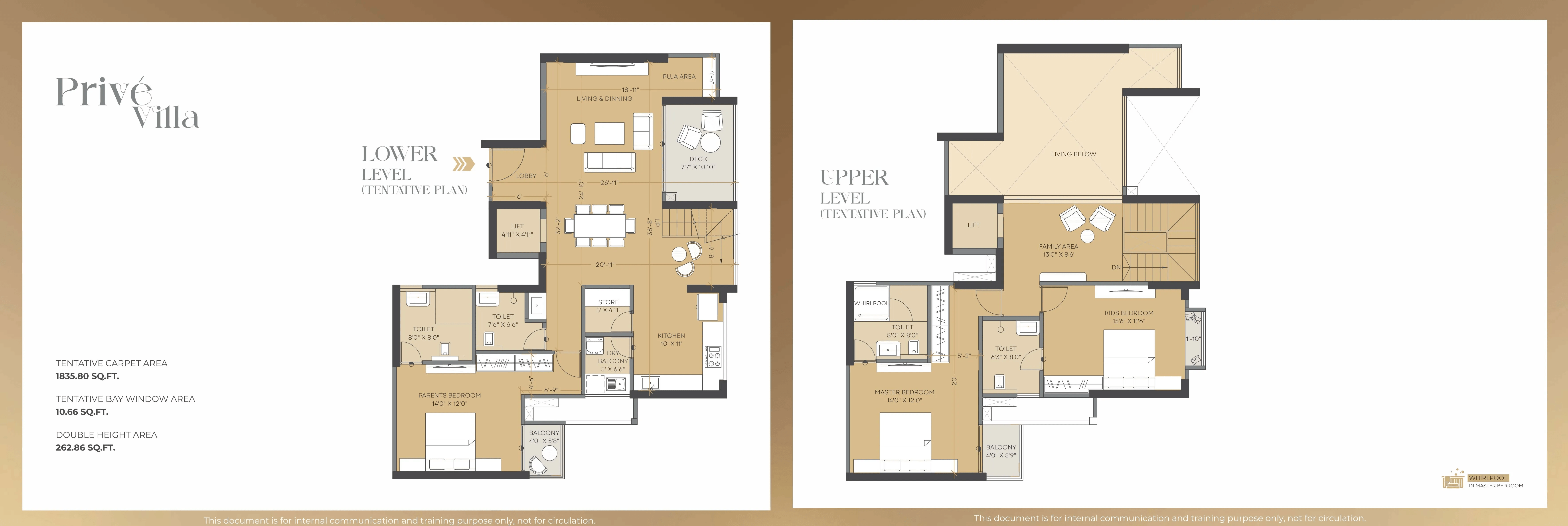 VTP Never Before Unit plan - 1836 sq.ft.