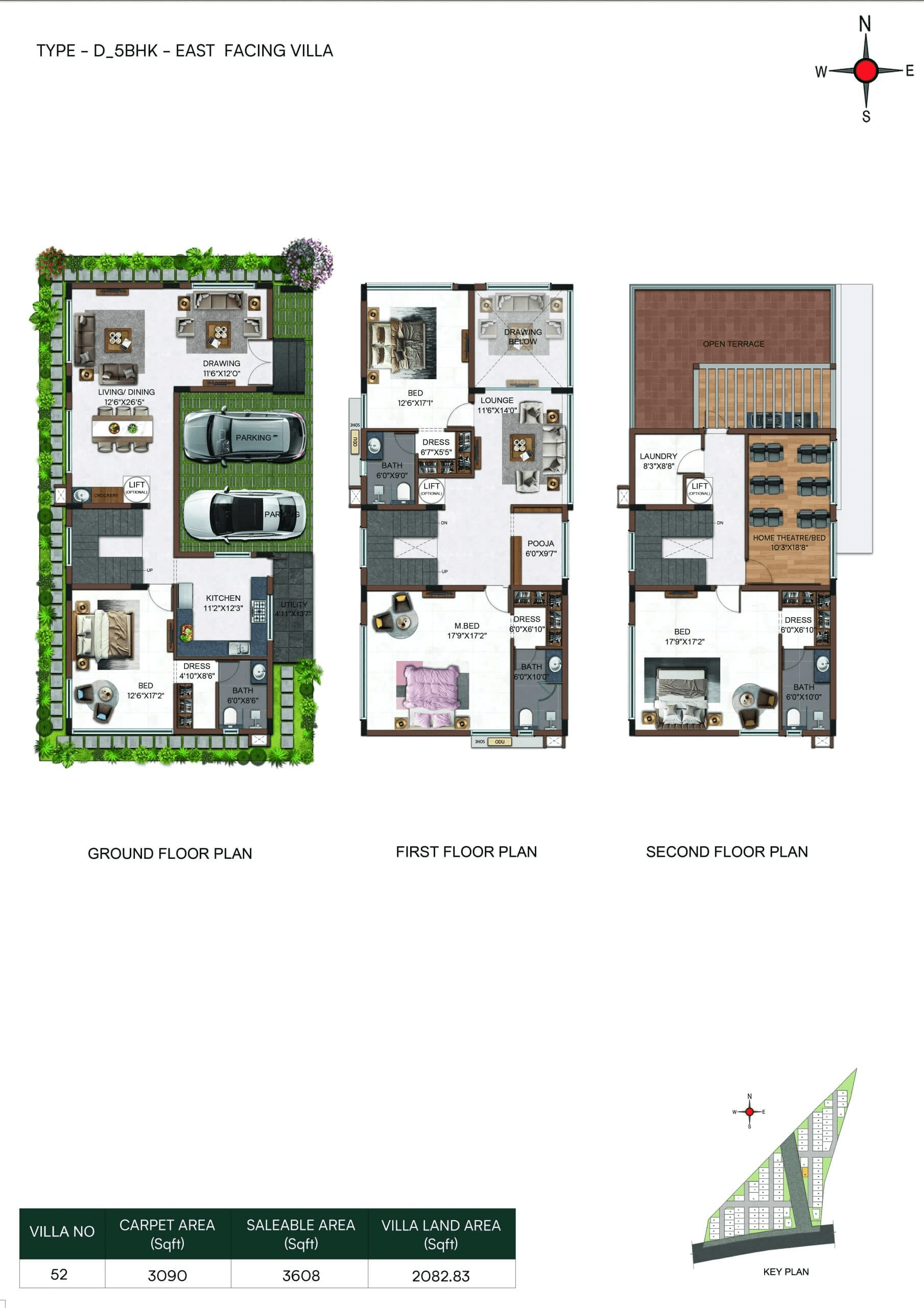 Unit plan - 3090 sq.ft.
