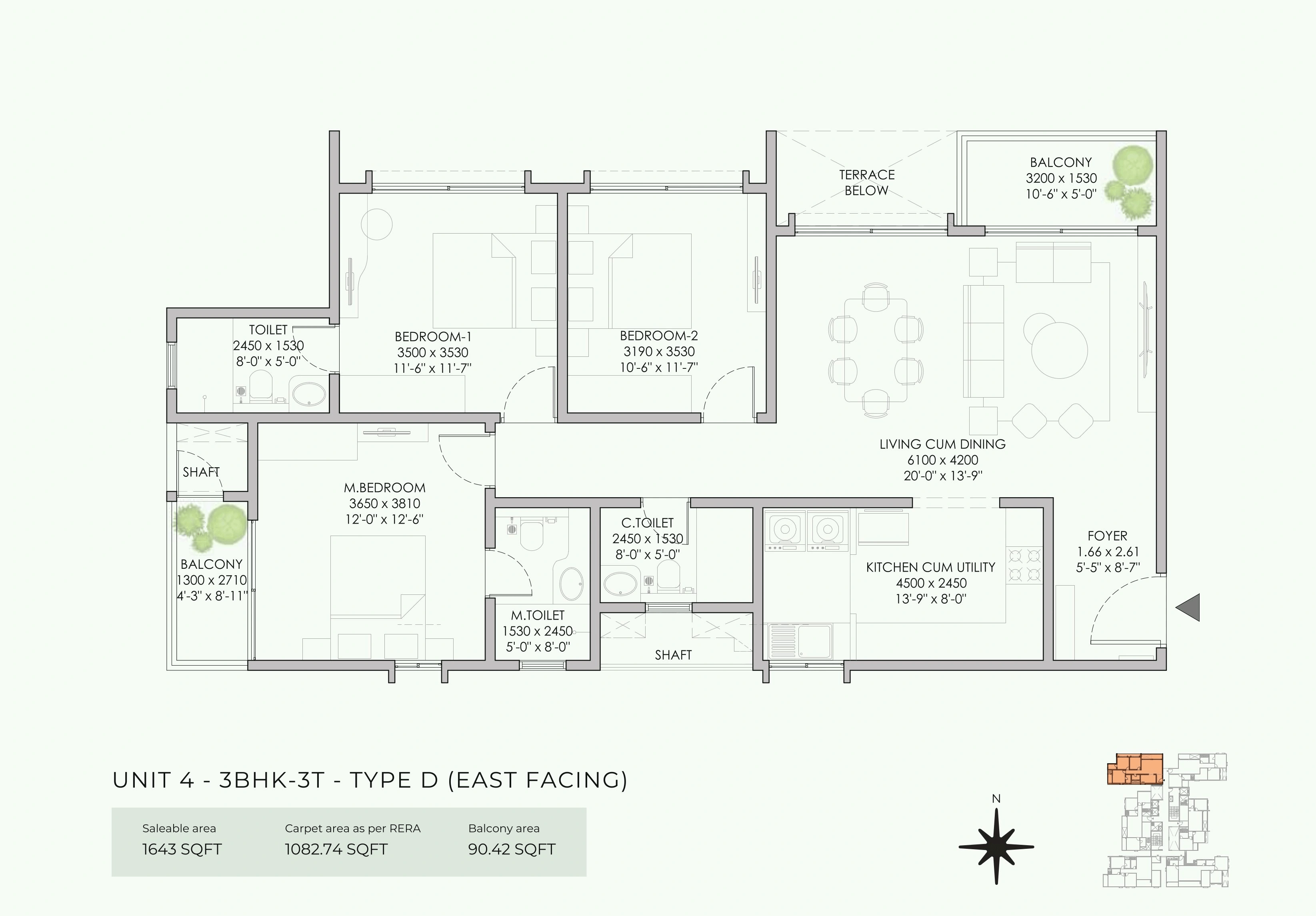 NBR Soul of the Seasons Unit plan - 1150 sq.ft.
