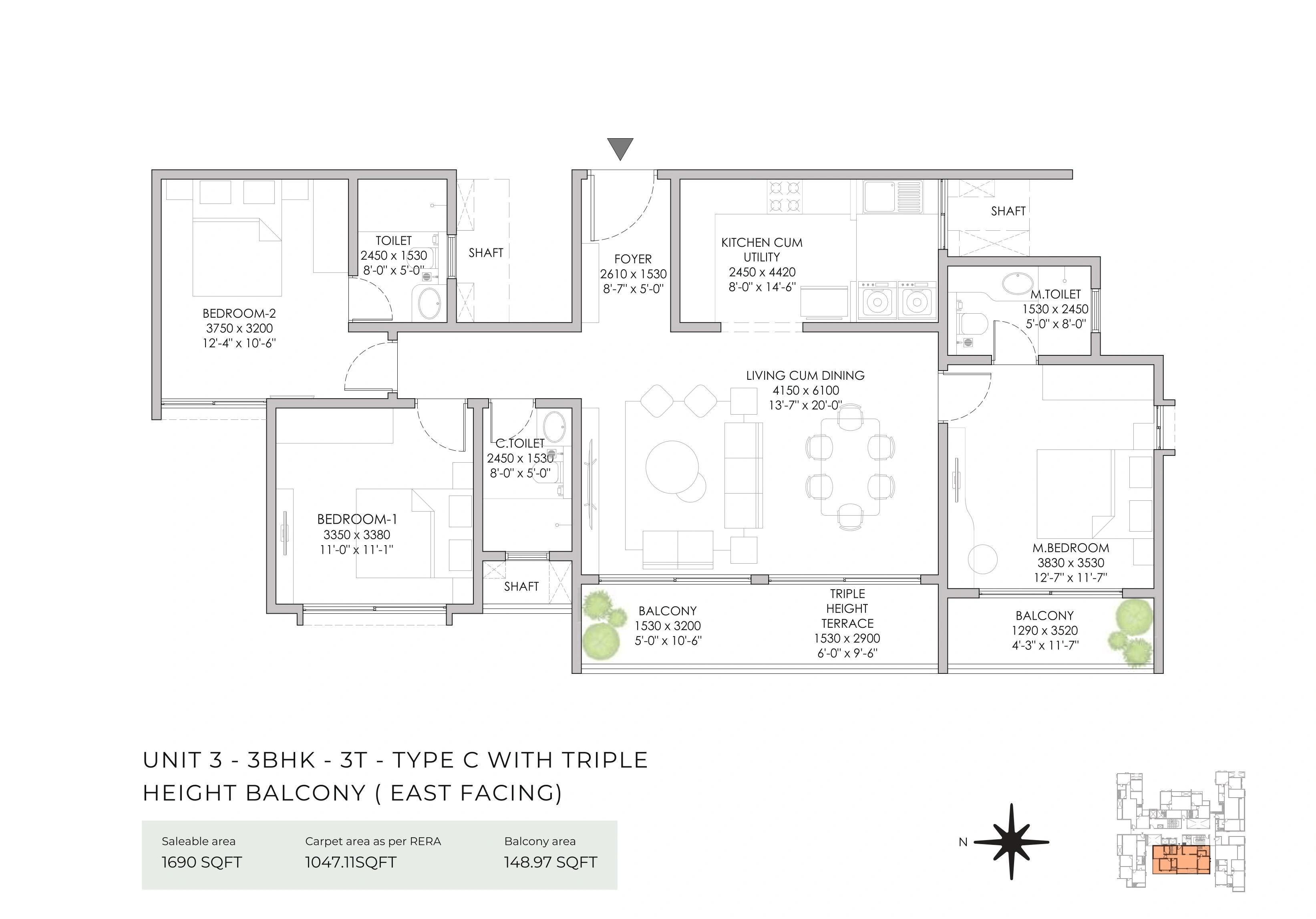 NBR Soul of the Seasons Unit plan - 1183 sq.ft.