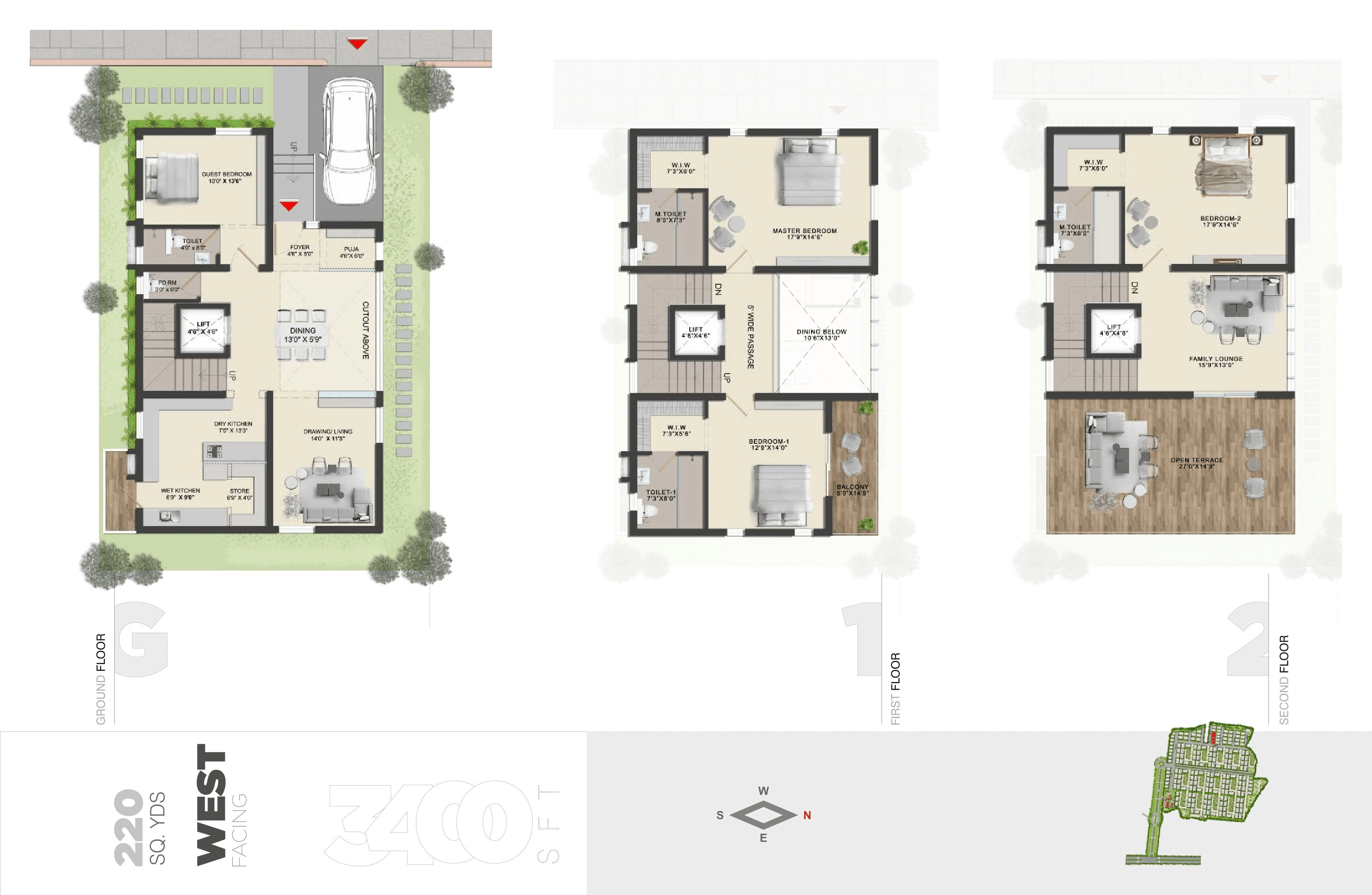 Unit plan - 2380 sq.ft.