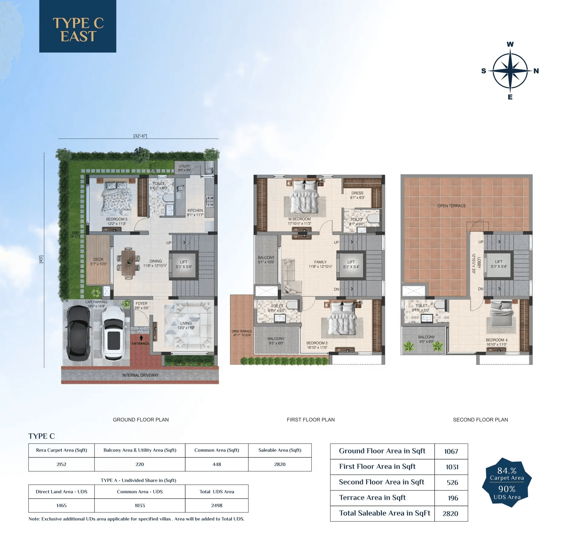 Unit plan - 2152 sq.ft.