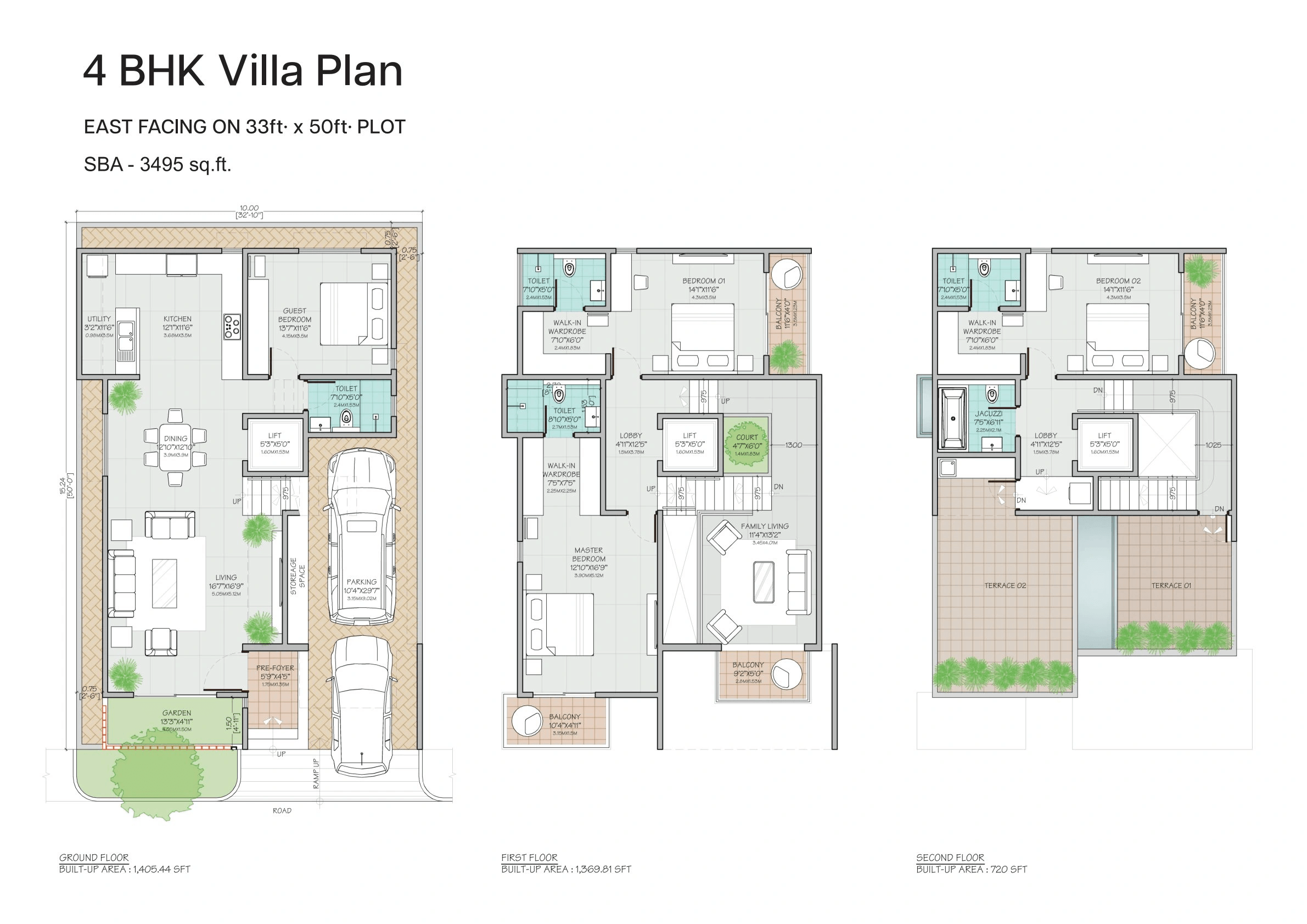 Oxyrich Unit plan - 2227 sq.ft.