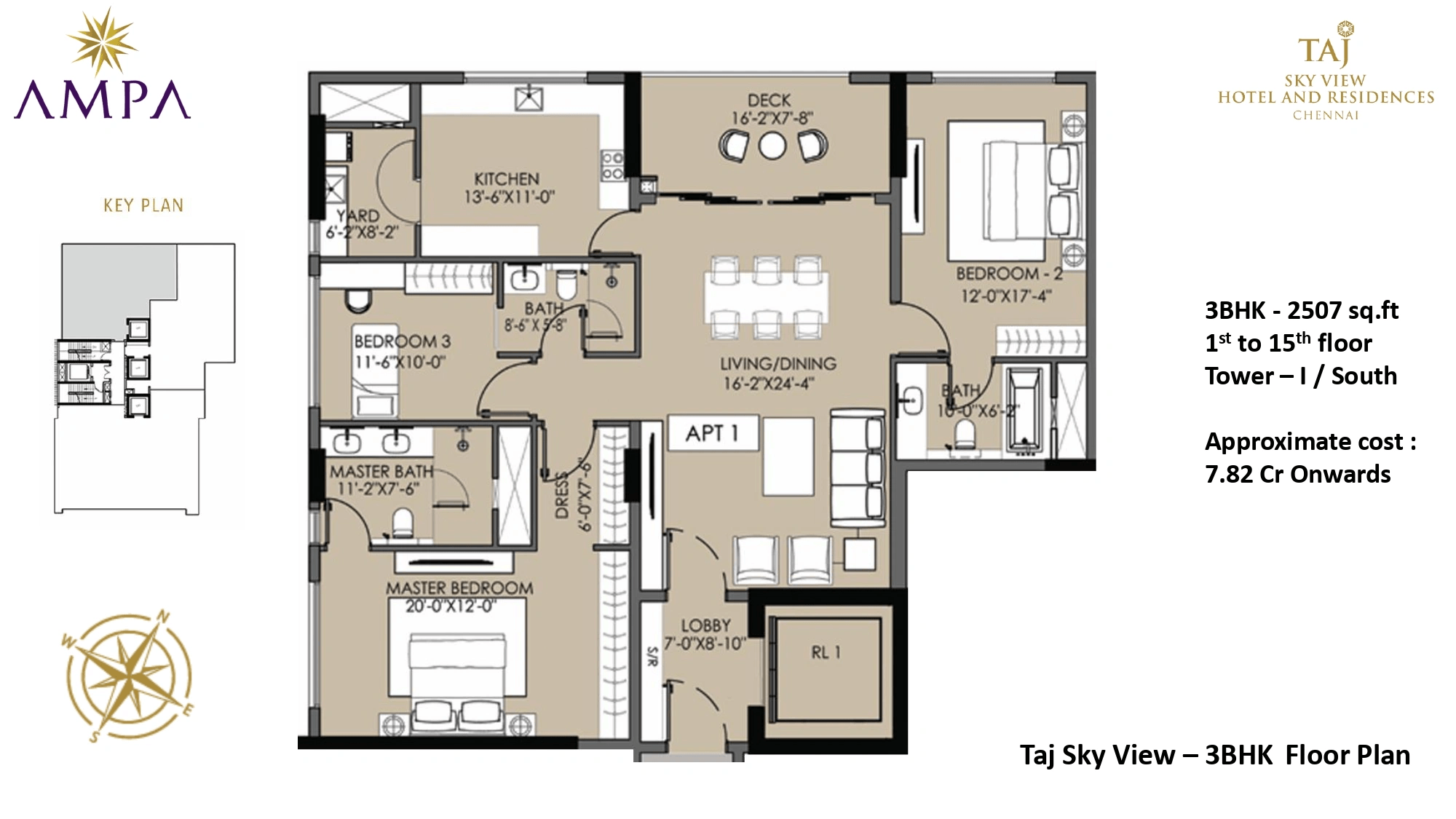 Unit plan - 1755 sq.ft.