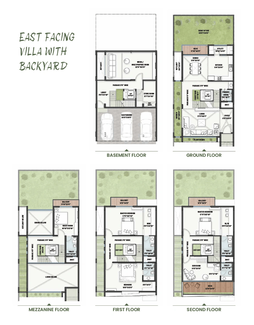 Bandu Eco Crest Unit plan - 1107 sq.ft.