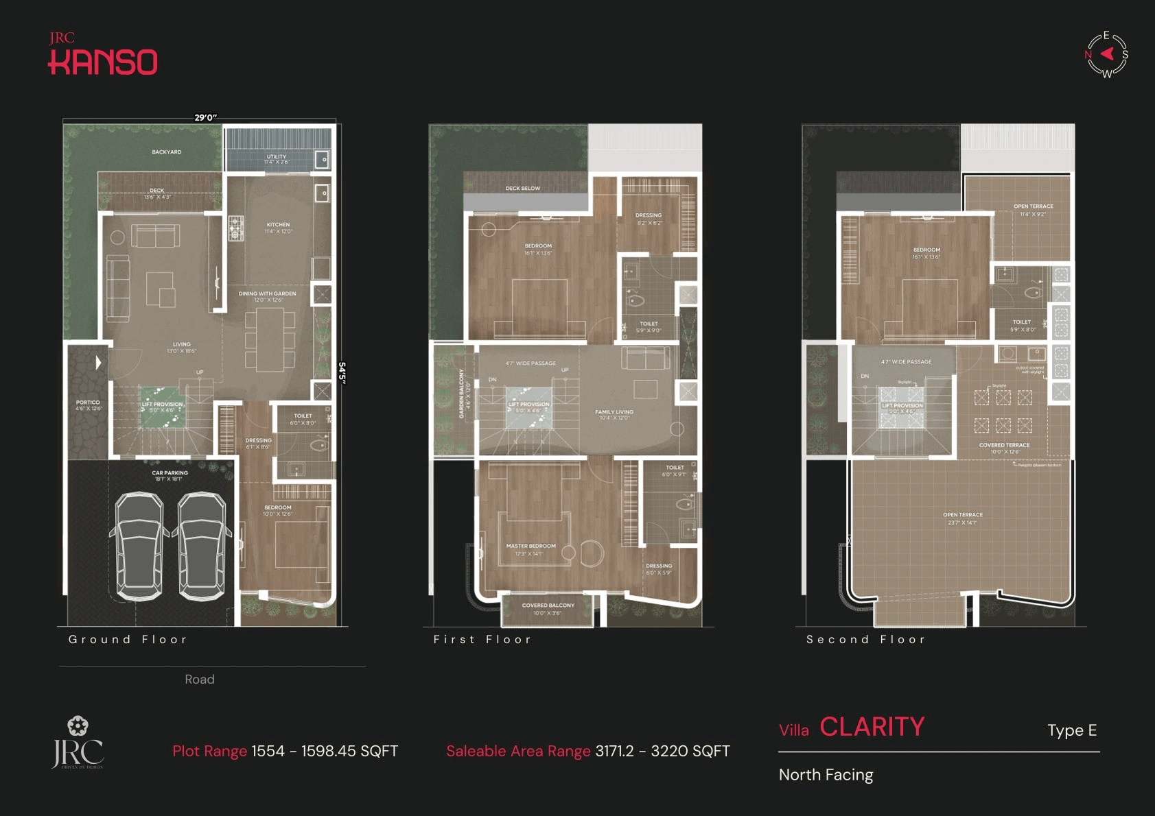 JRC Kanso Unit plan - 1572 sq.ft.