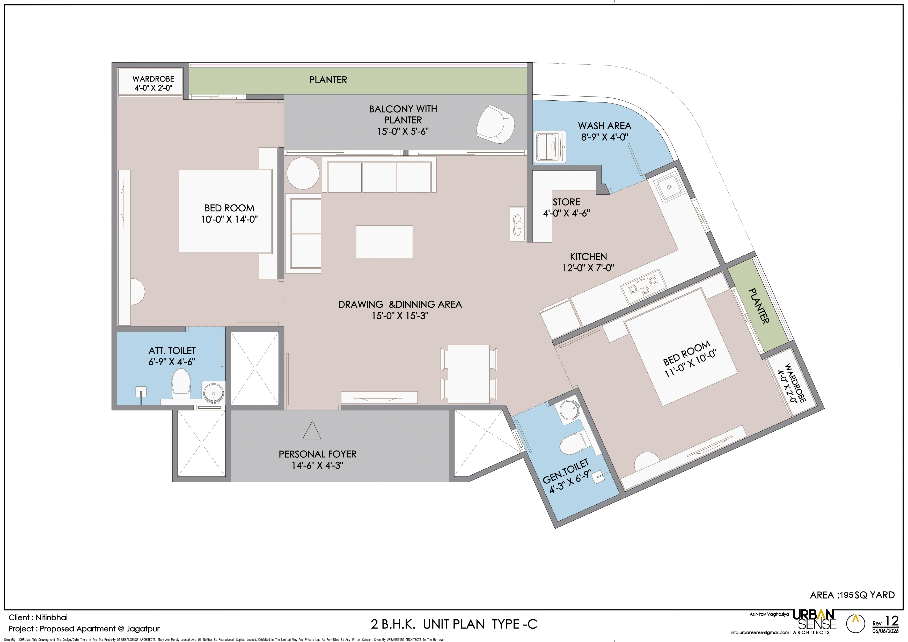 K3 By Orium Sylva Unit plan - 877 sq.ft.