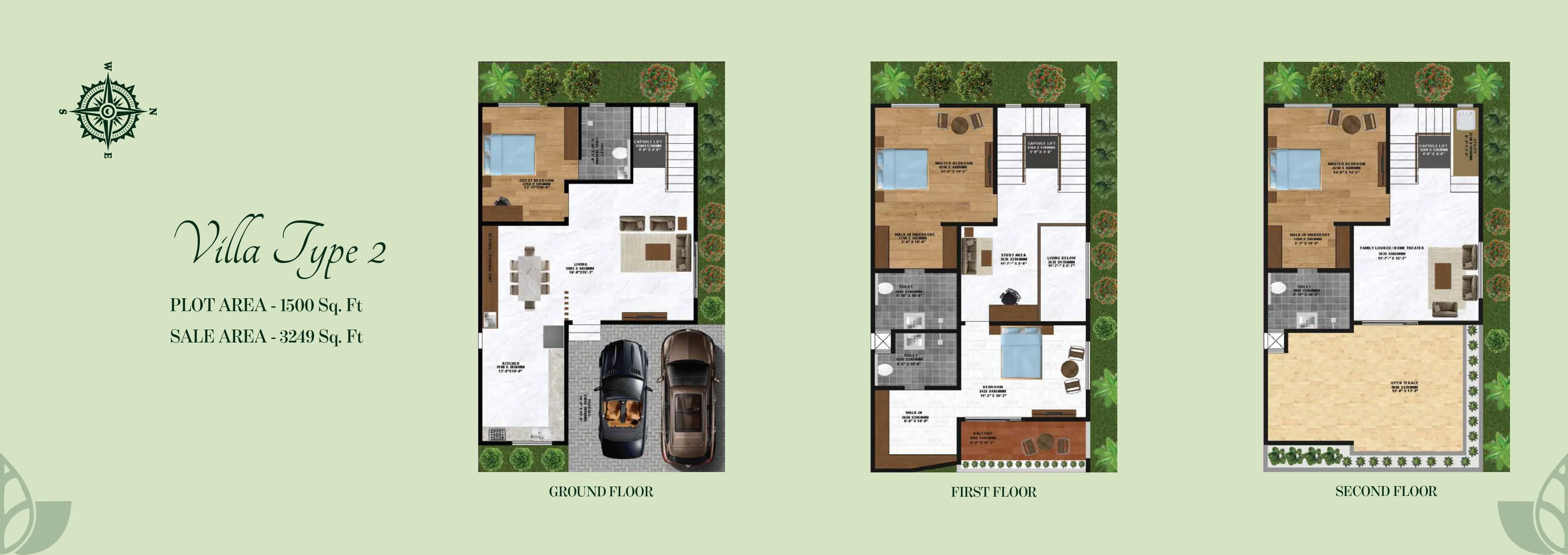 Unit plan - 2376 sq.ft.