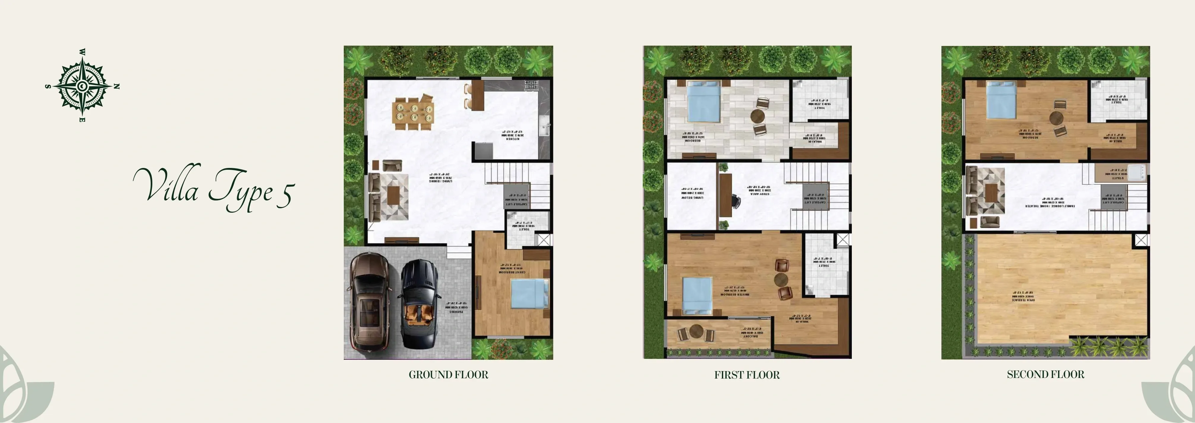 Mark On Madhura Gardens Unit plan - 3102 sq.ft.
