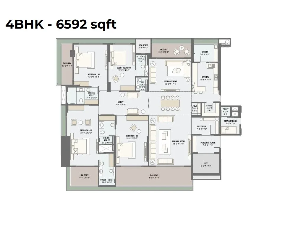 The Emberlynn Unit plan - 3625 sq.ft.