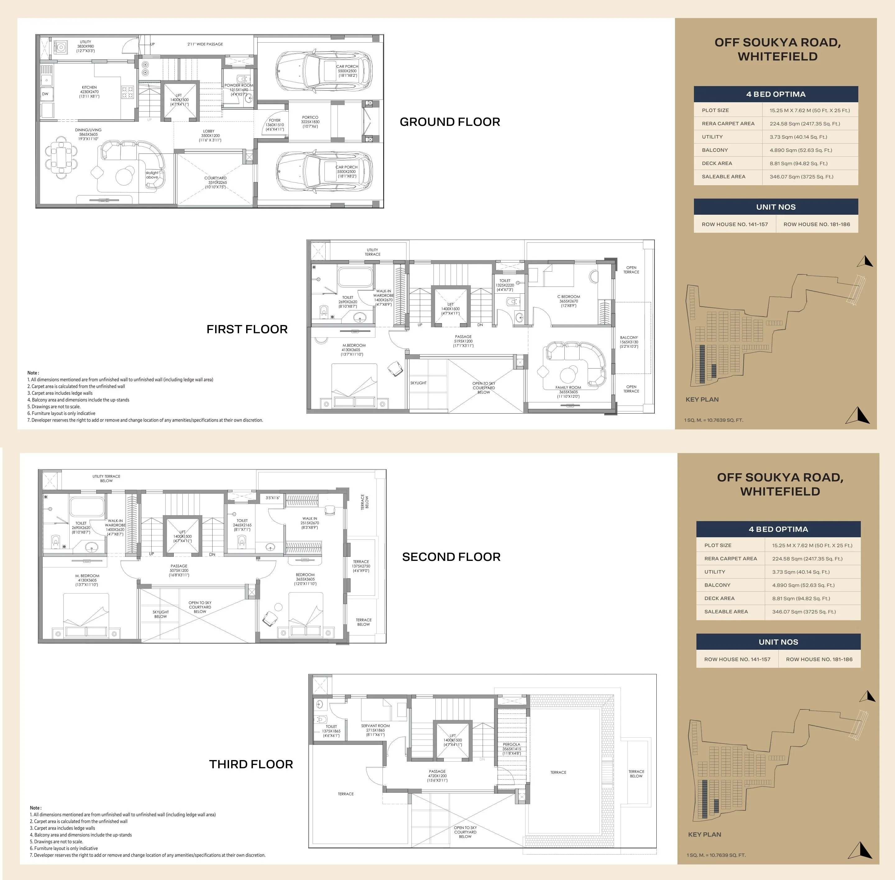 Unit plan - 2607 sq.ft.