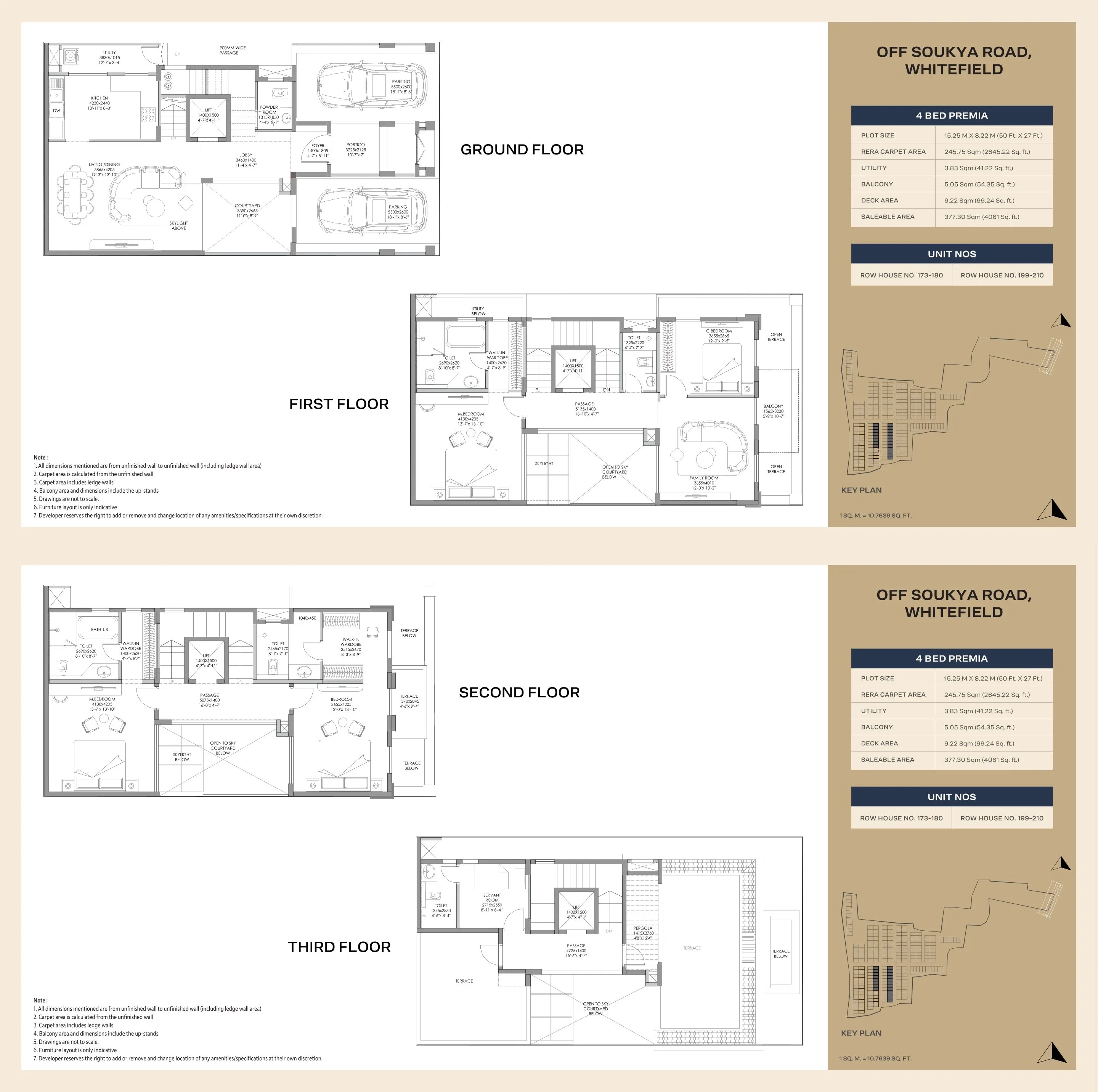 Godrej Florenne Unit plan - 2842 sq.ft.