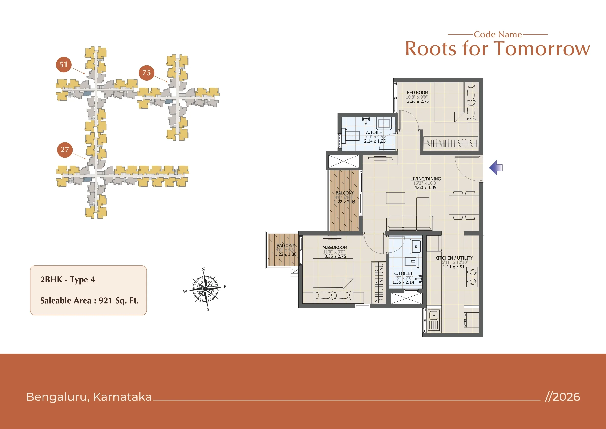 Unit plan - 645 sq.ft.