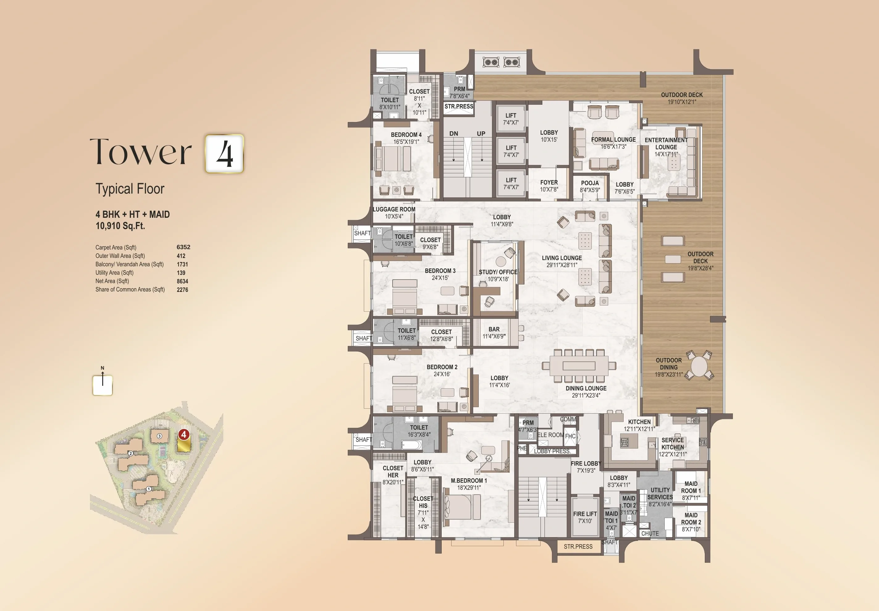 Western Marina Unit plan - 6481 sq.ft.